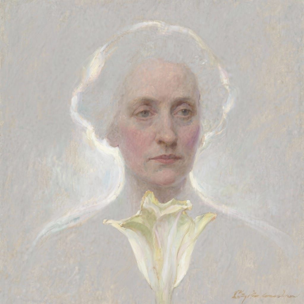 Enigmatic Minimalist Portrait in Translucent Light