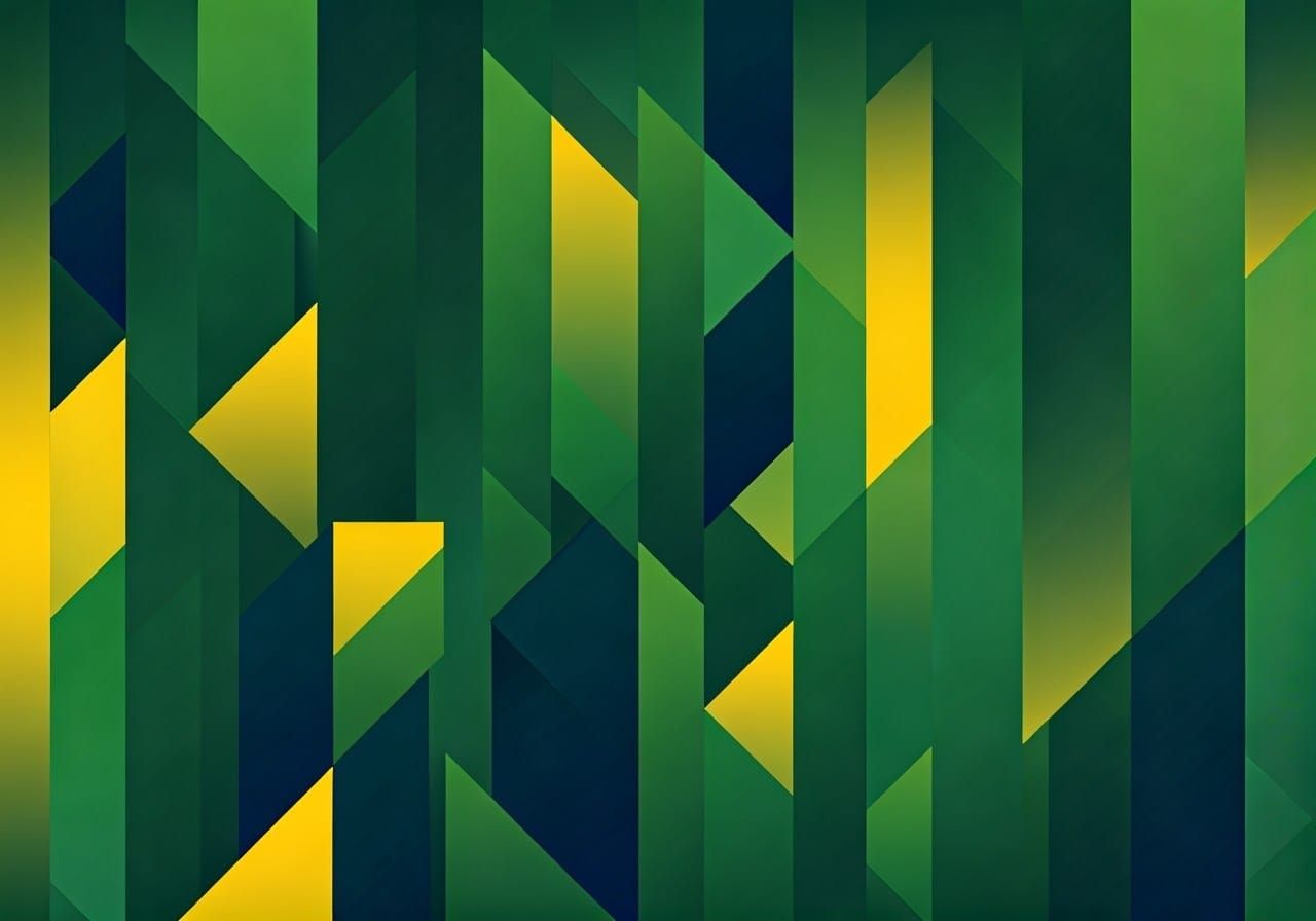 Brazilian Independence Day Abstract Art Background