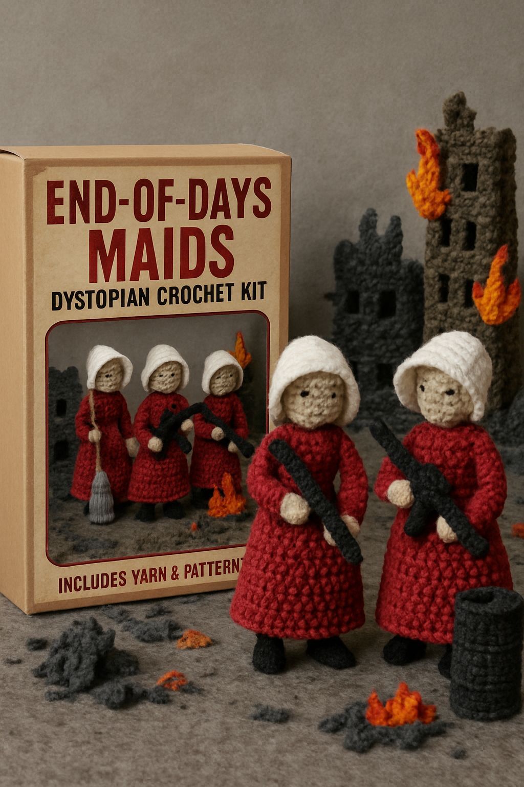 End of Days Maids Dystopian Crochet Kit