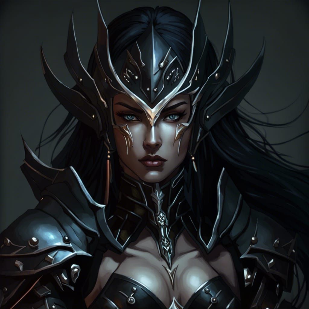 Dark Eldar Female Warrior with Daggers