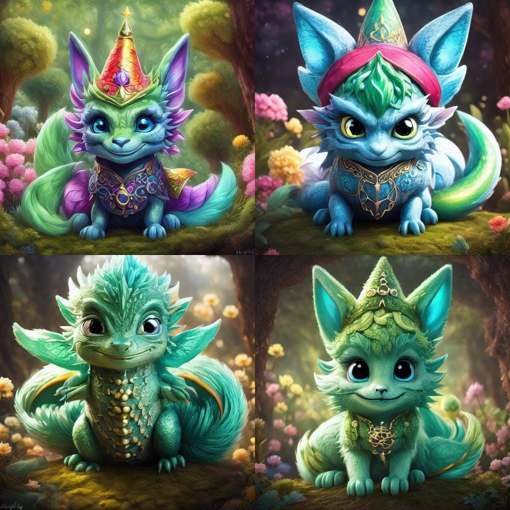 Cute Green Alien Celebrates St. Patrick's Day