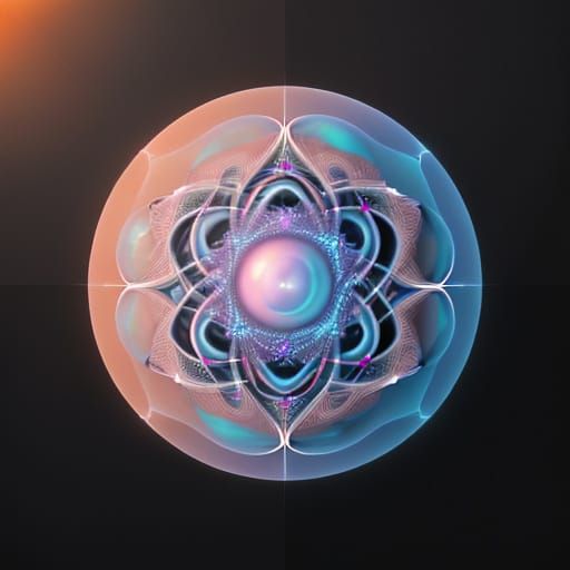 Abstract 3D Fractal Rendering with Swirling Colors