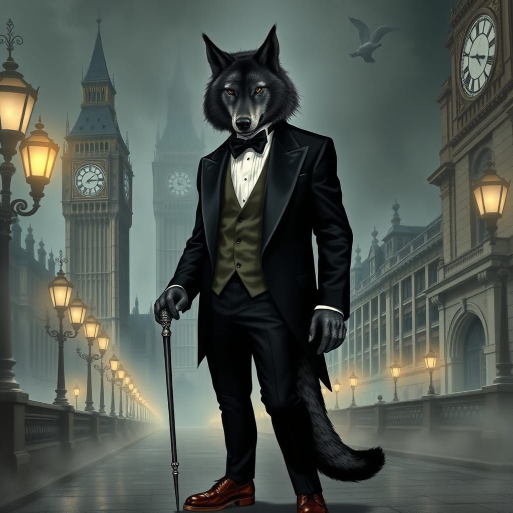 Debonair Werewolf in Victorian London