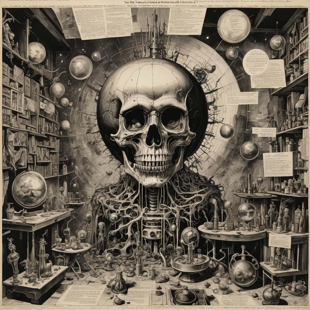 Surrealist Digital Collage: Erased Reality