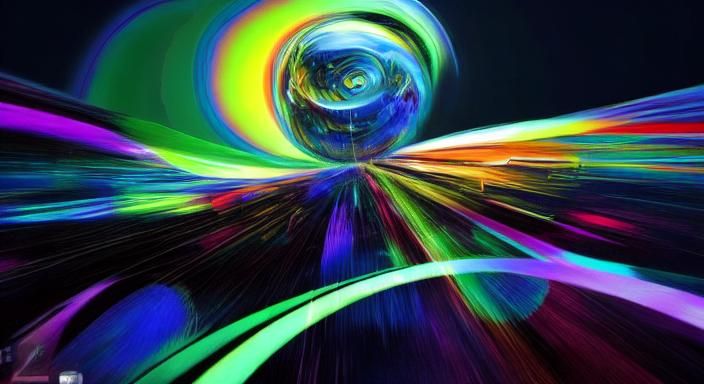 Psychedelic Vortex: A Digital Art Masterpiece