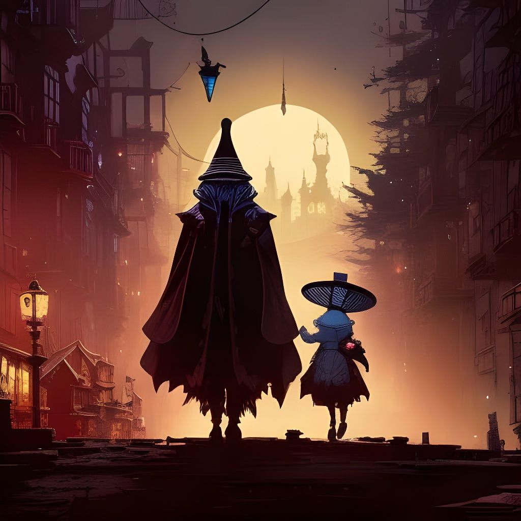 White Rabbit in Mysterious Town: 3D Comic Animation