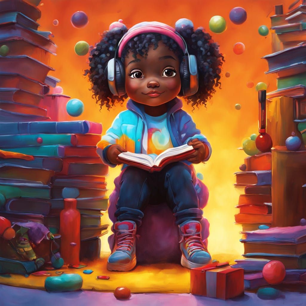 Relaxed Summer Farewell in Vibrant Colors as Concept Art