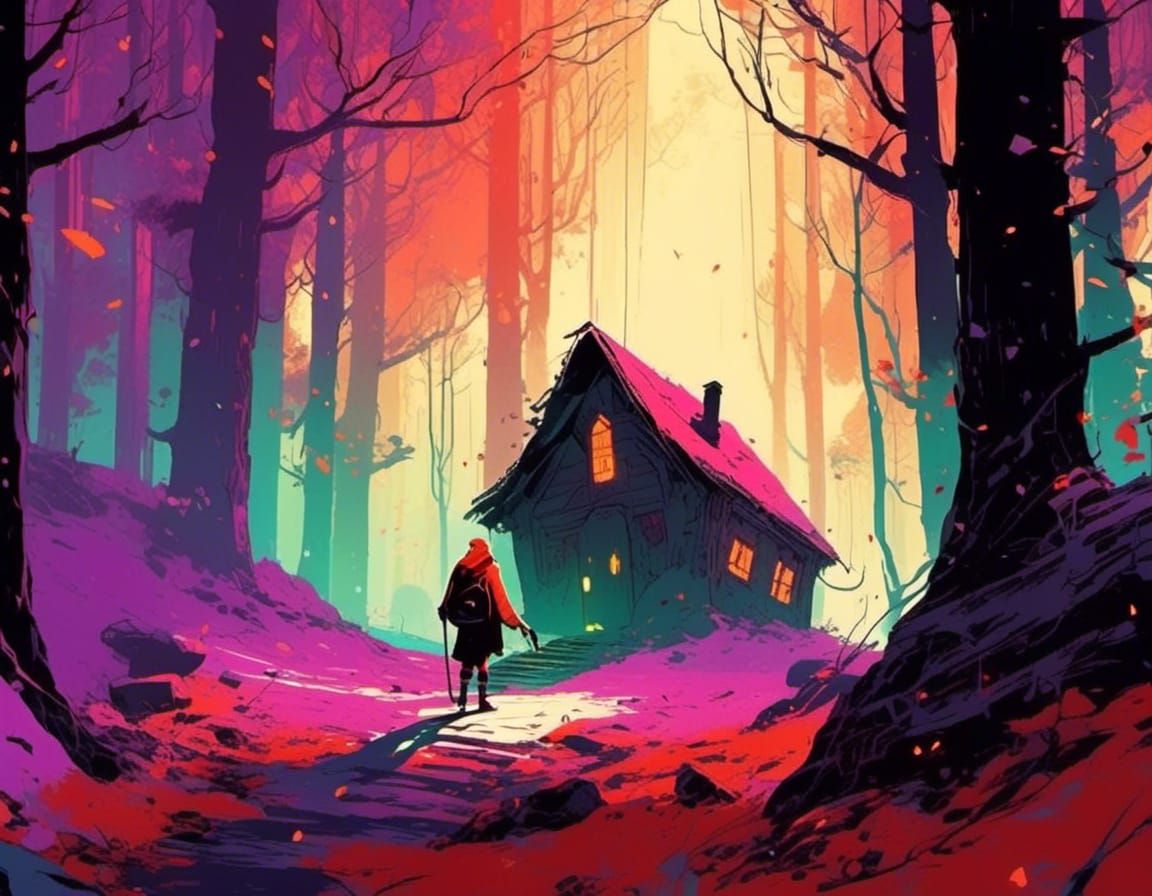 <lora:Spritely Sable:1.0> who could live in this tiny house?