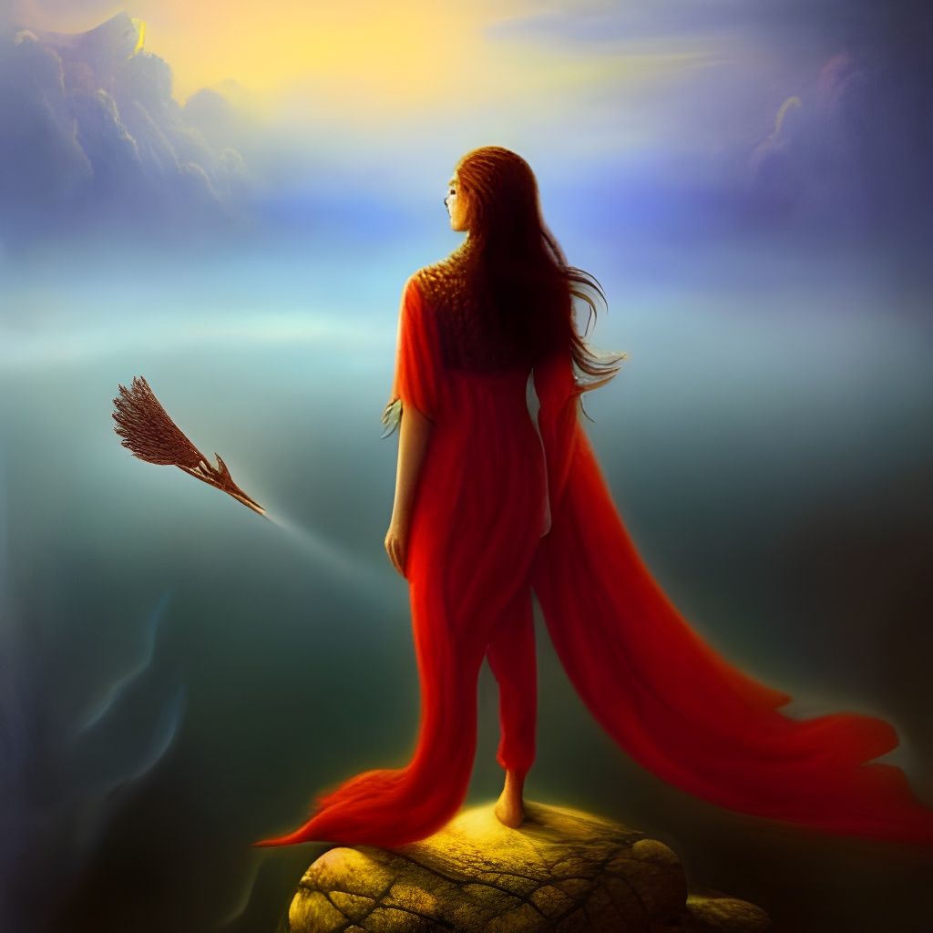 Wanderer Above the Sea of Fog by Farshchian