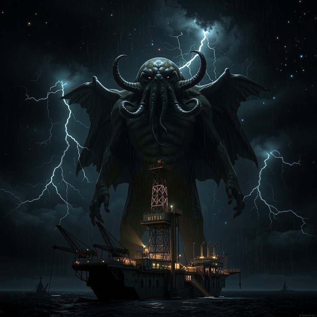 Cthulhu's True Form Awakens in Hurricane