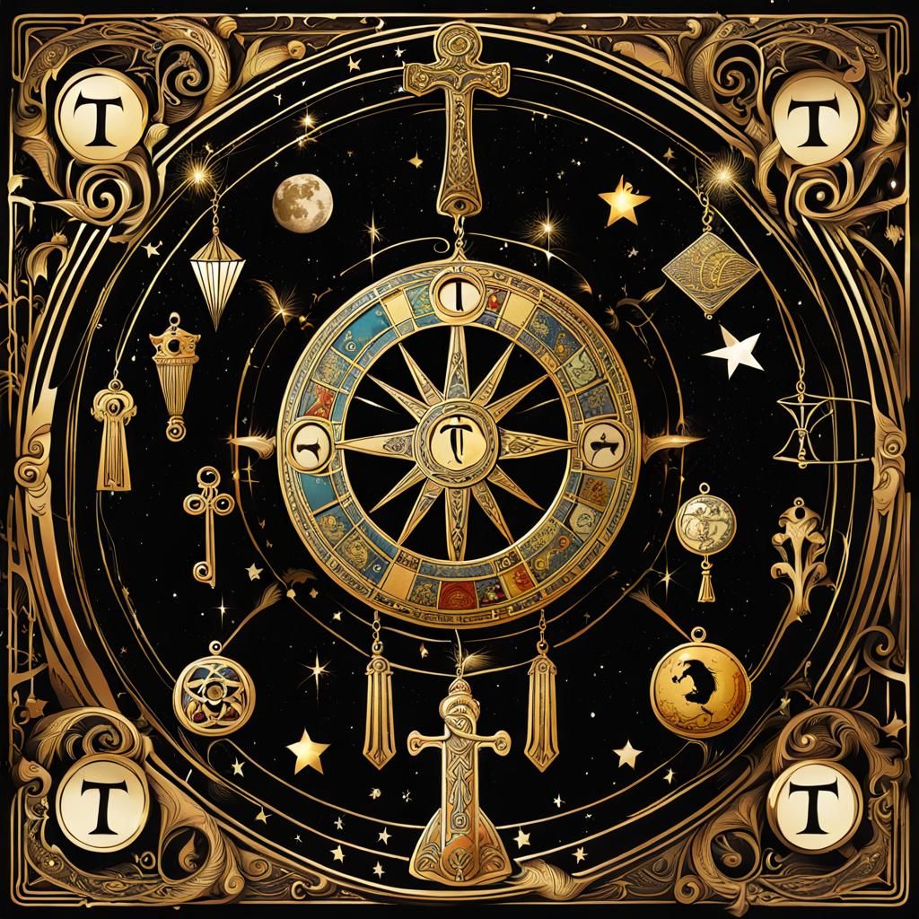 Magical Ancient Tarot Key