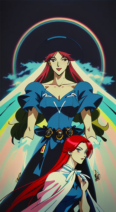 Romantic Santa's Elves in Vibrant Dreamland