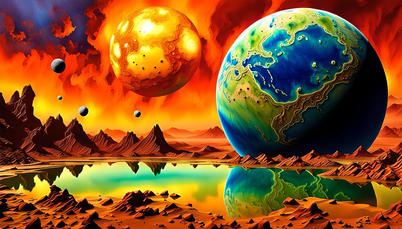 Acidic Pools of Venus in Magnetic Storm