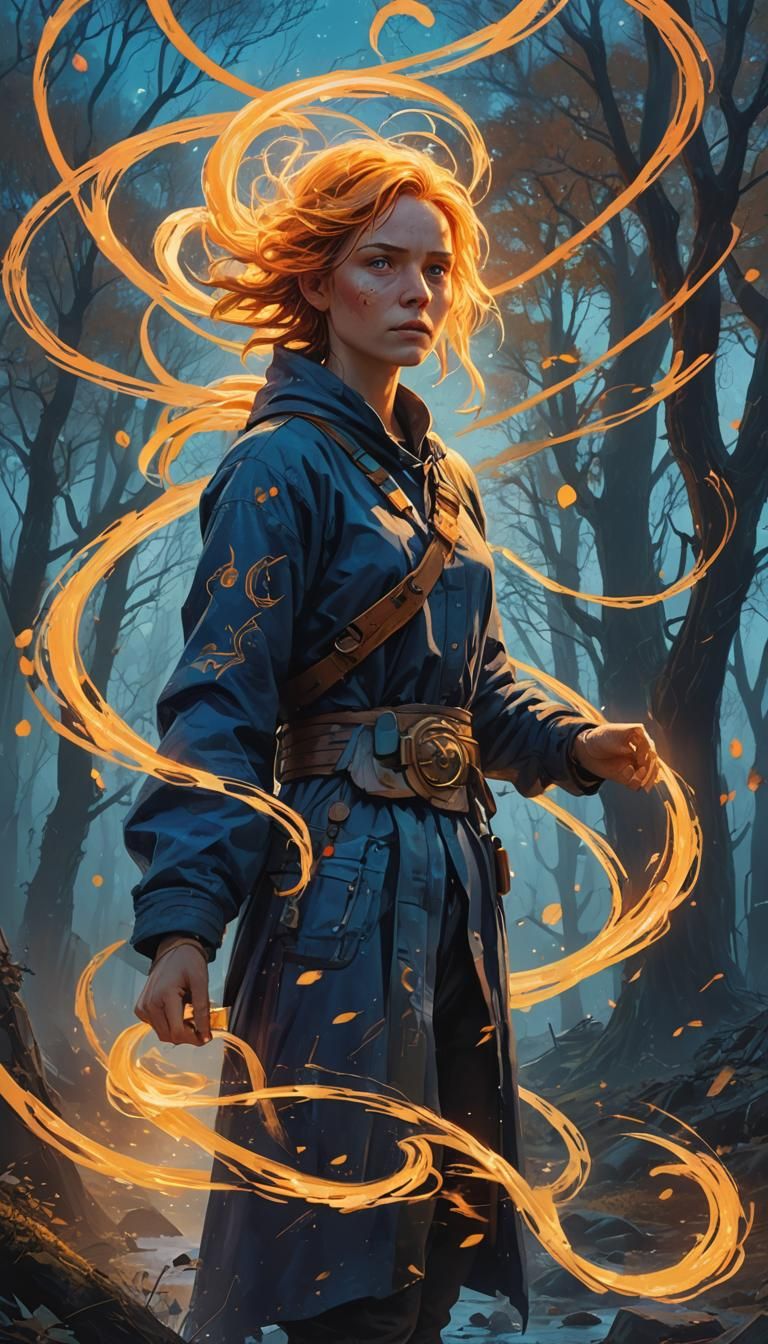 Mystical Beauty with Magical Powers in Fantasy Art