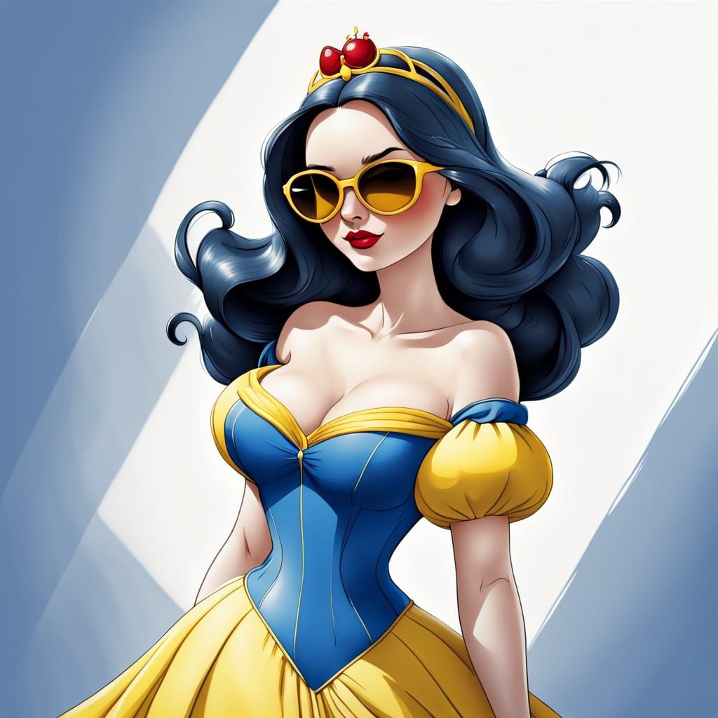 Medieval Princess in Cool Shades