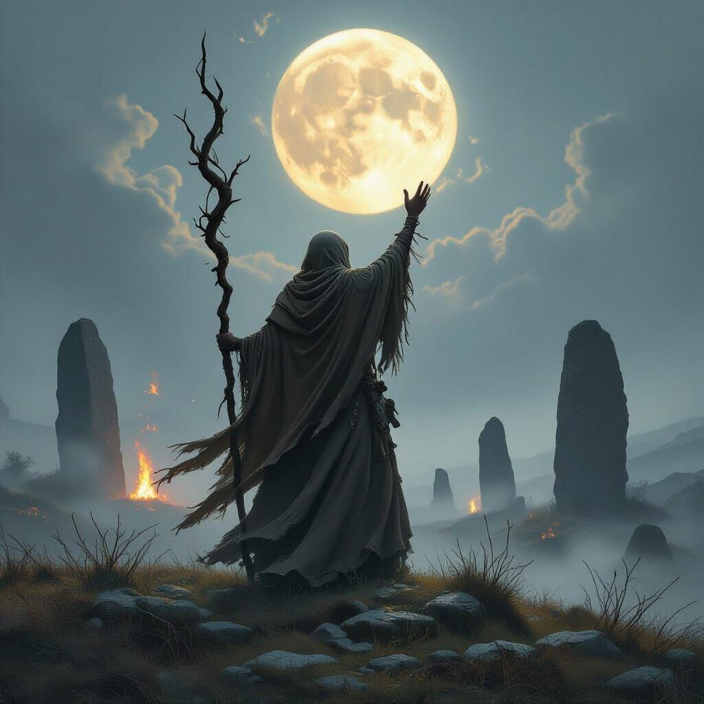 Druid on Windswept Hill, Spectral Energy