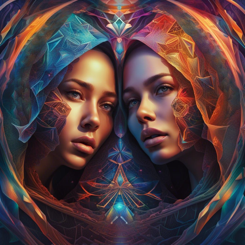 Mysterious Twins in Reflective Liminal Space