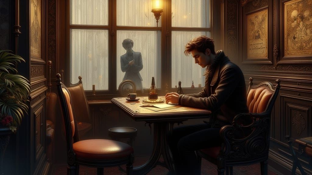 Arthur Rimbaud writes "The Sleeper in the Valley" in a dimly...