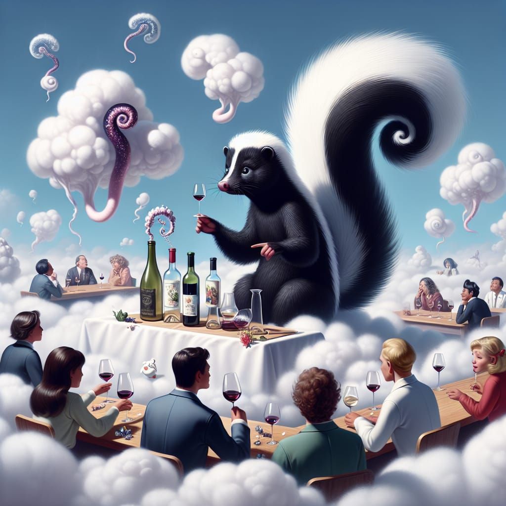 Skunk sommelier - Wine drinking for the afterlife
