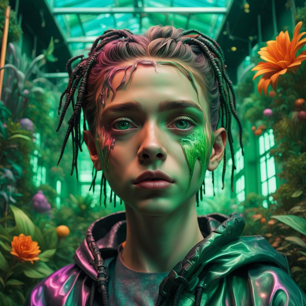 Hyperrealistic Future Generation in Maximalist Style