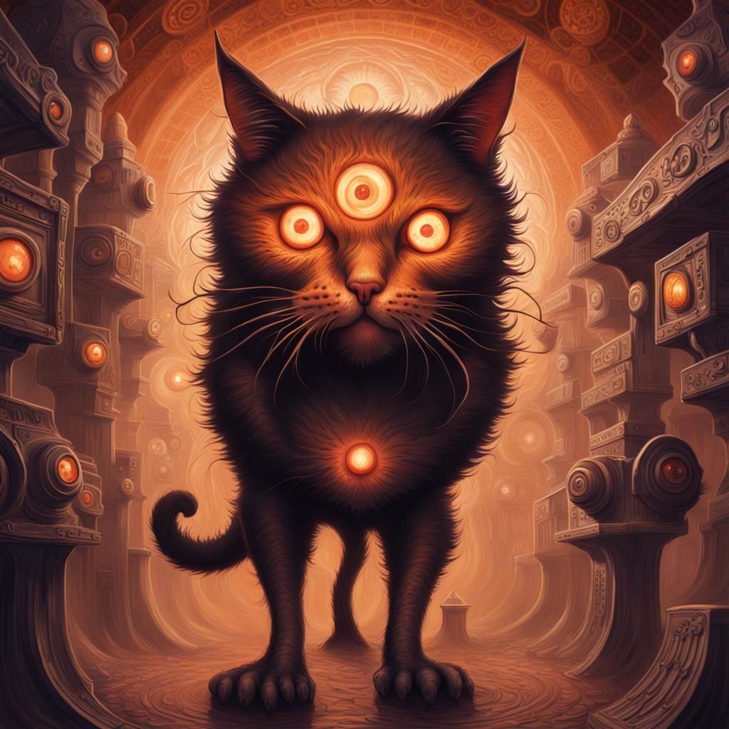 Eldritch Nightmare Cat of Cosmic Horror
