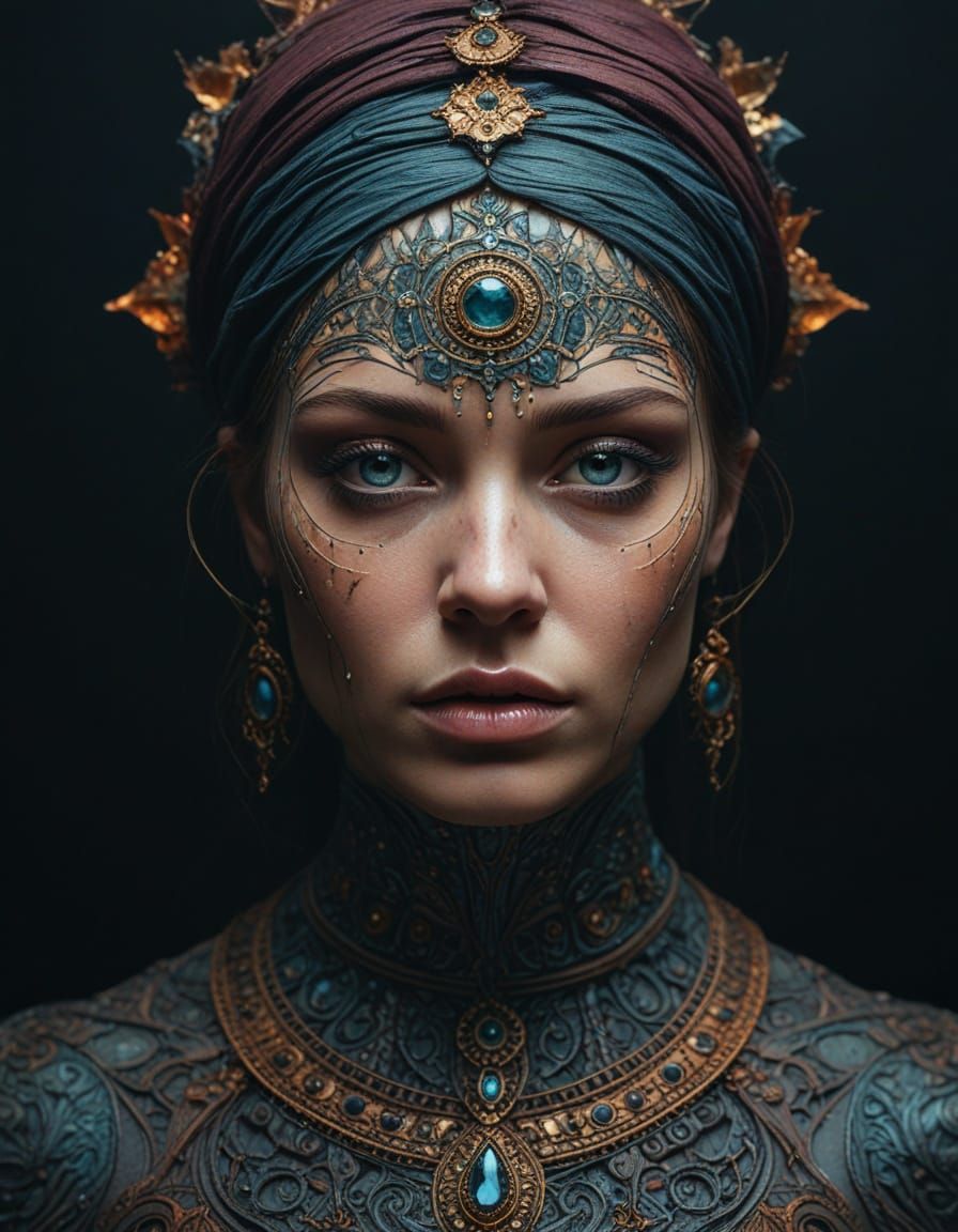 Cinematic Masterpiece with Intense, Cosmic Lighting