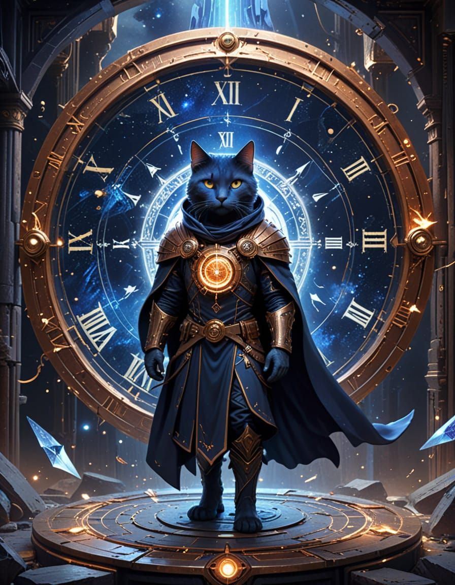 time-traveling cat of the chrono rift