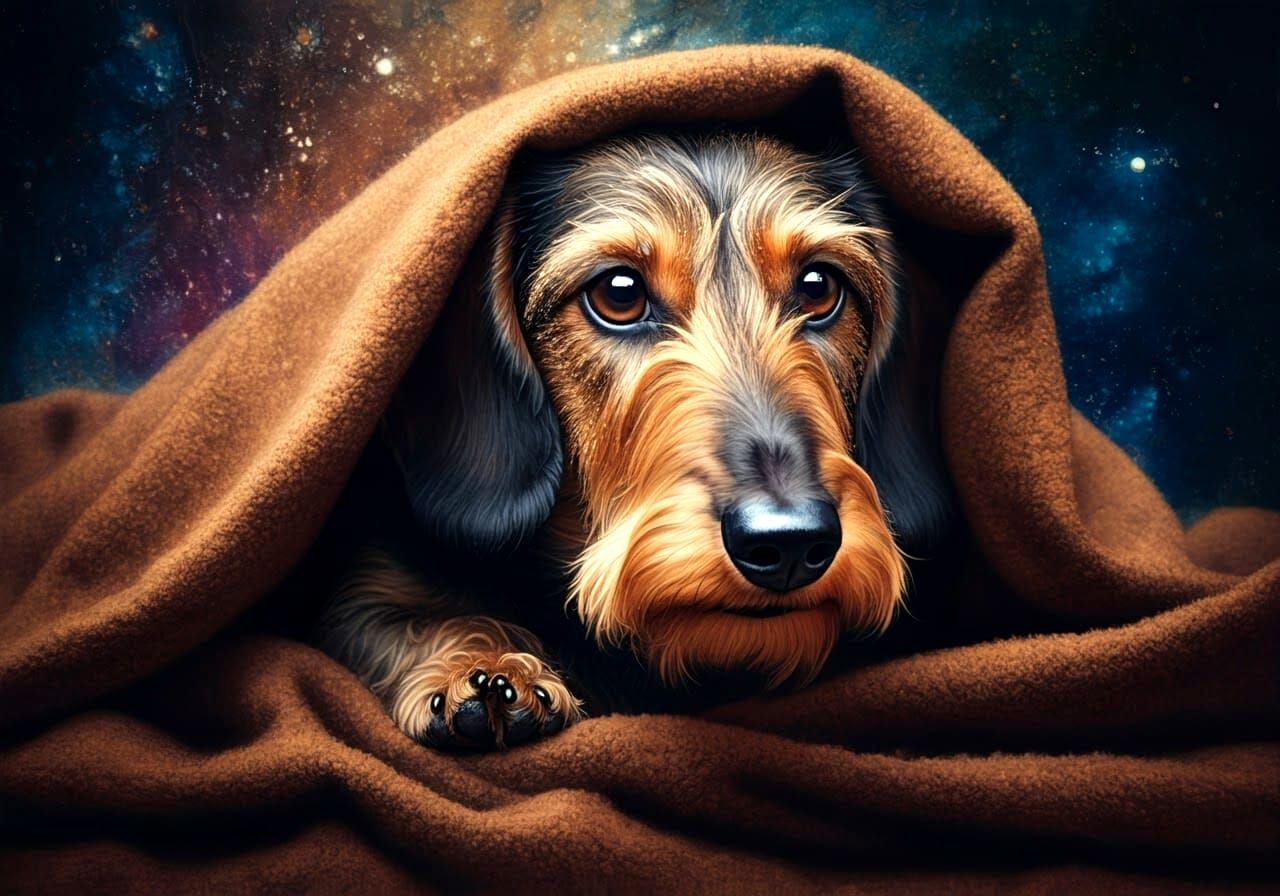 Image: Our wire-haired dachshund Paula.  02