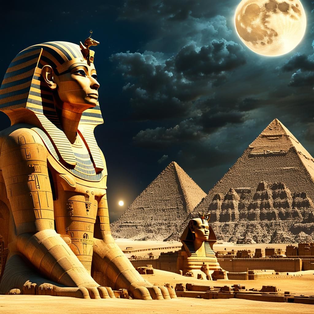 Angel of Death Over Egypt: Digital Matte Painting
