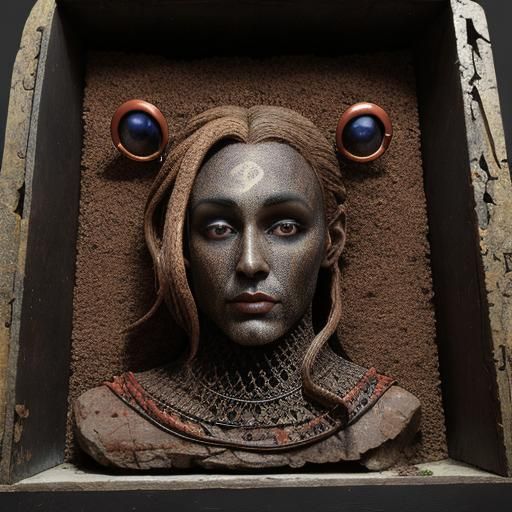 Simple AI-Generated Miniature Concept Art