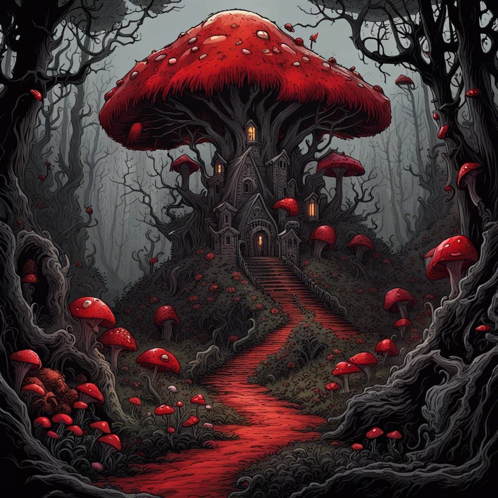 Abandoned Mushroom House