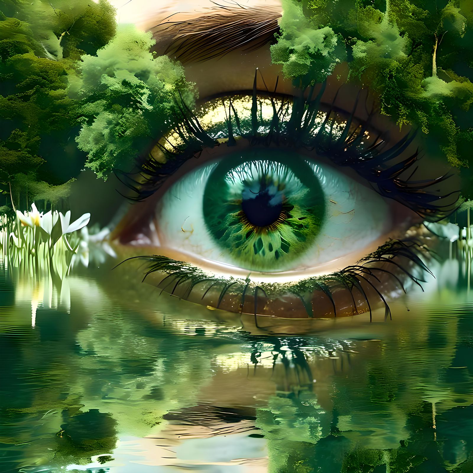 <lora:MJ6 Eyes:1.0> A beautiful  64K, stunning,  surrealism,  hyperrealism,  of a gigantic  size breathtaking photo of a...