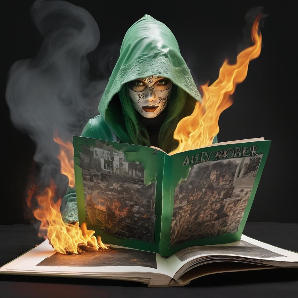 Fiery Thief Emerges from 3D Fantasy Map