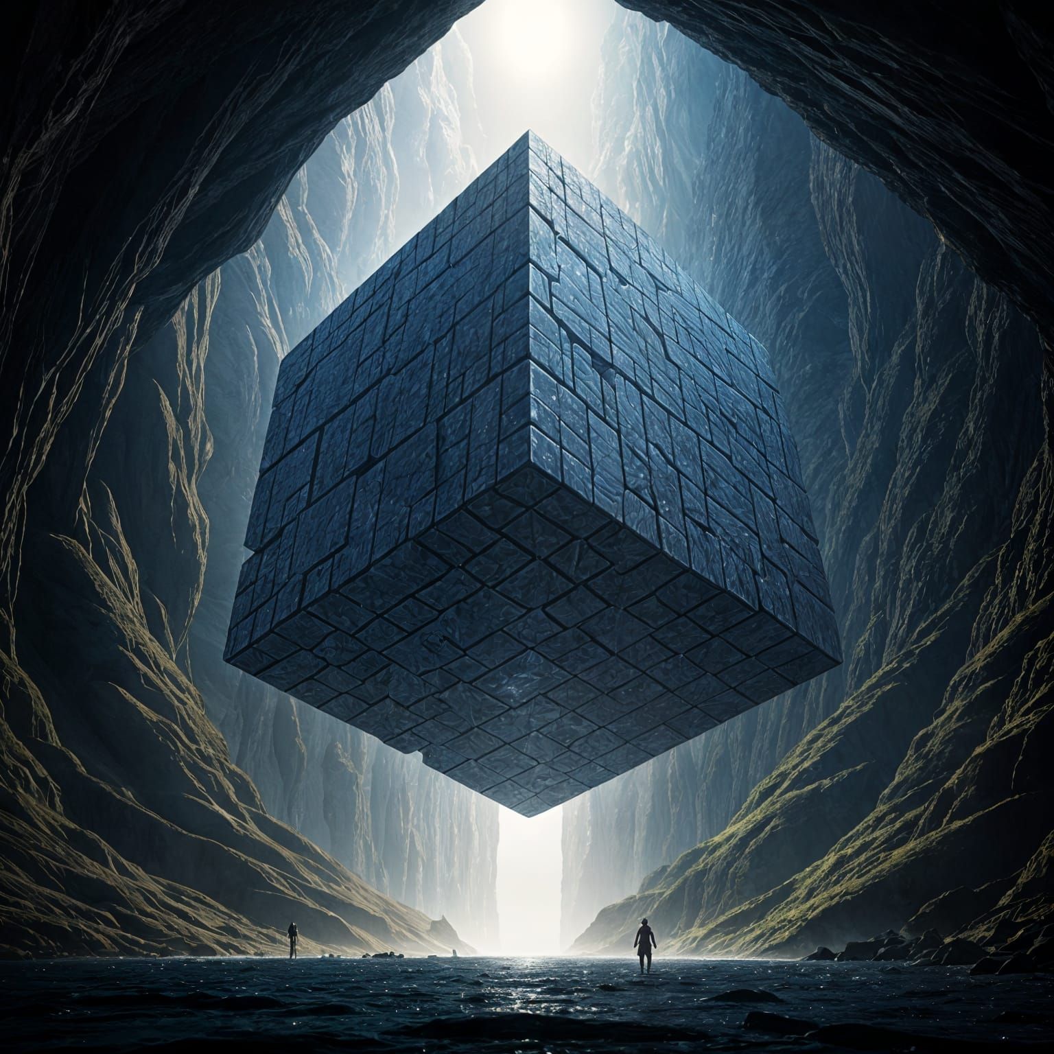 Epic Crystal Cave in Photorealistic Detail