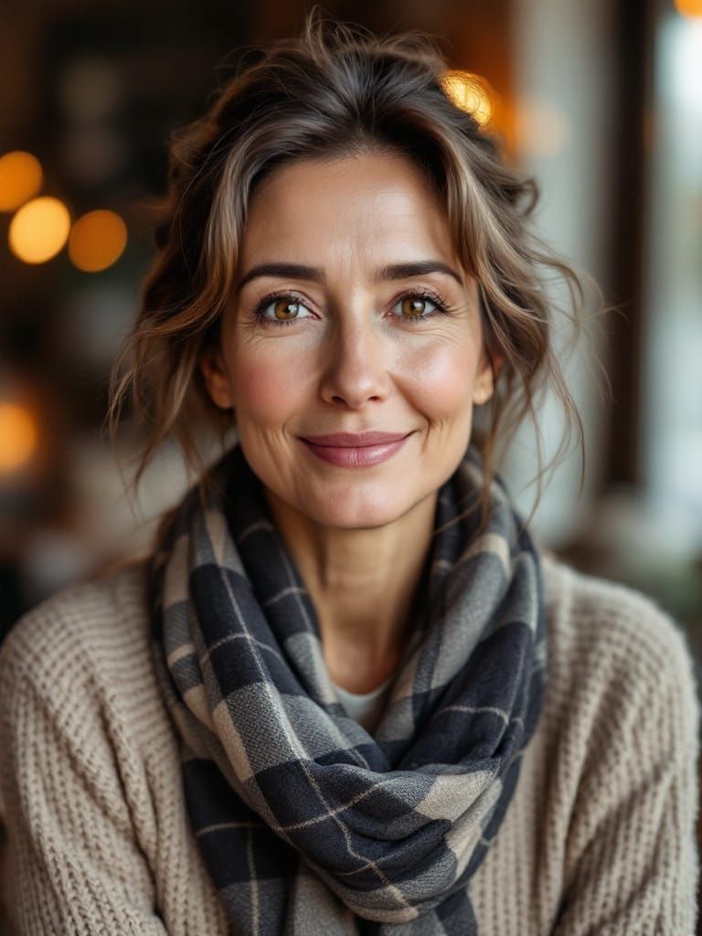 Motherly Guardian in Warm Cozy Atmosphere