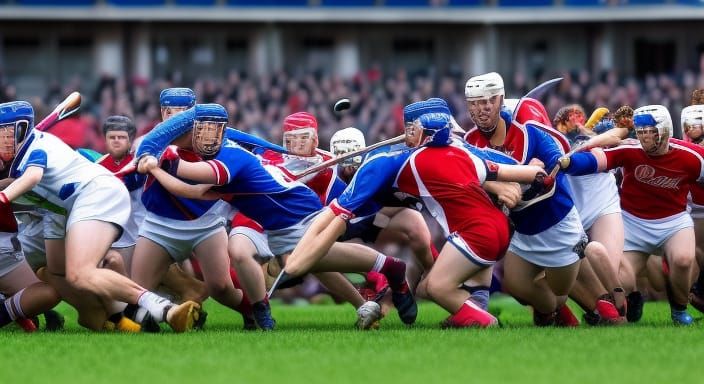 Irish hurling match