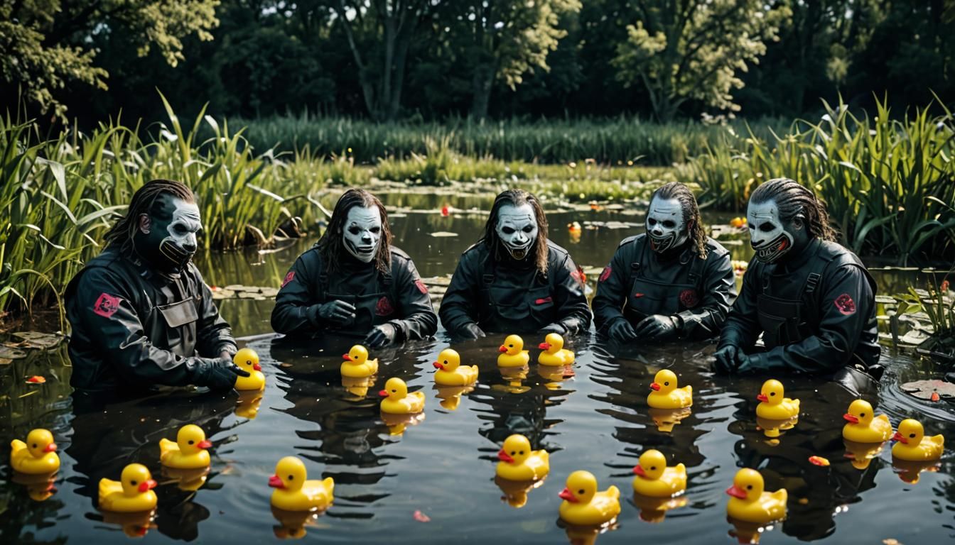 Slipknot's Pondside Chat with Rubber Ducks