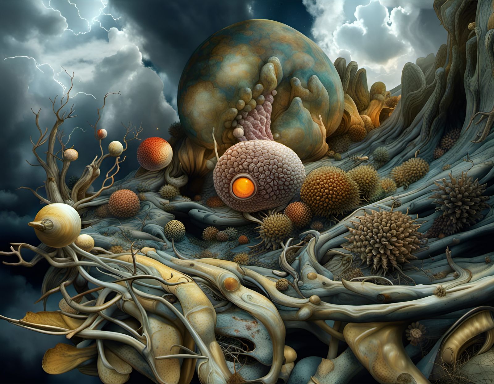 Mandelbulb Junctions: Bizarre Magic Realism in 8K