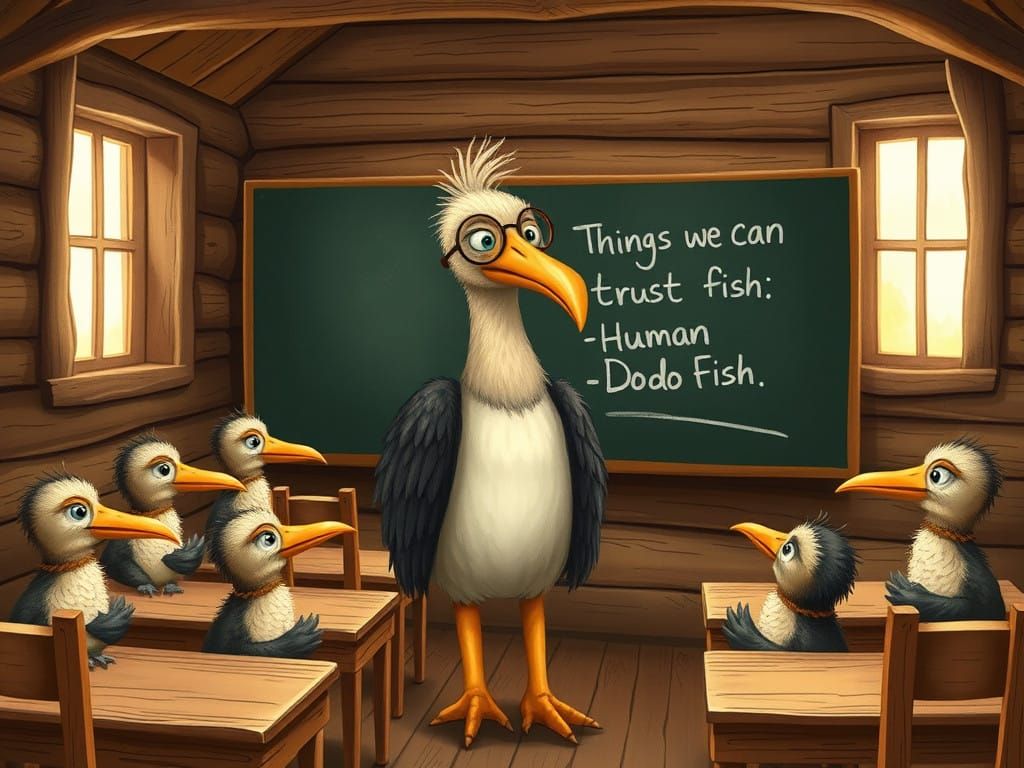 Whimsical Schoolhouse in a Rustic Log Cabin Setting