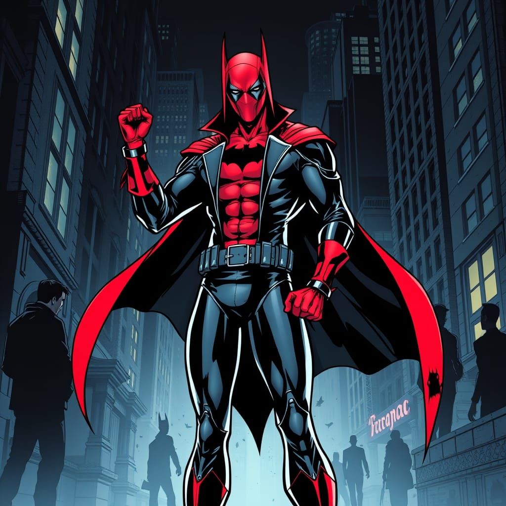 Red Hood in Gotham City, Comic Book Art