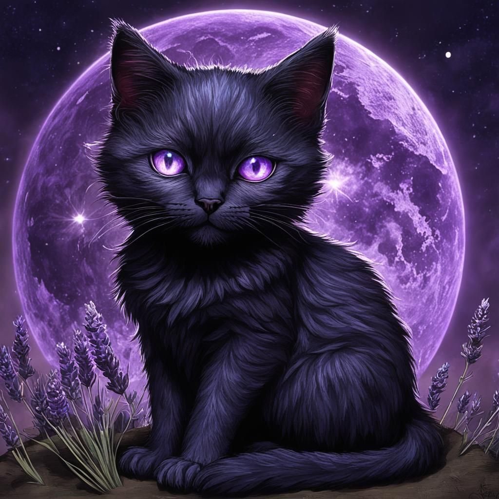 Sorceress Holding a Lavender-Eyed Astral Creature