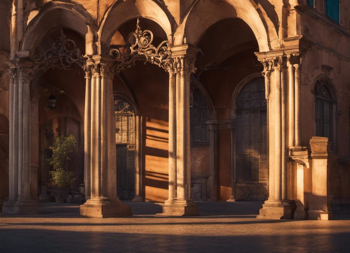 Bologna Italy at Magic Hour: Cinematic Composition