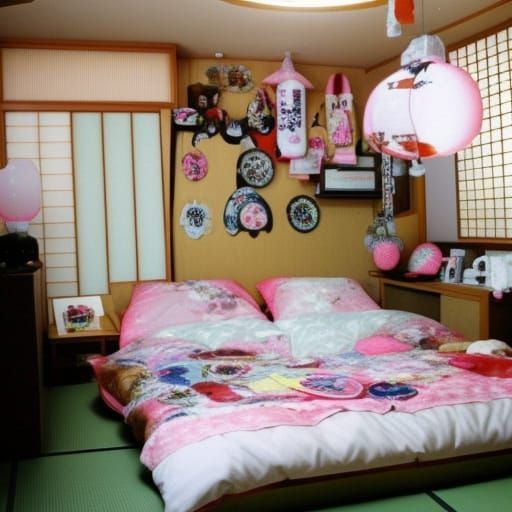 Tokyo Bedroom: Maximalist Kawaii Decor, 2004