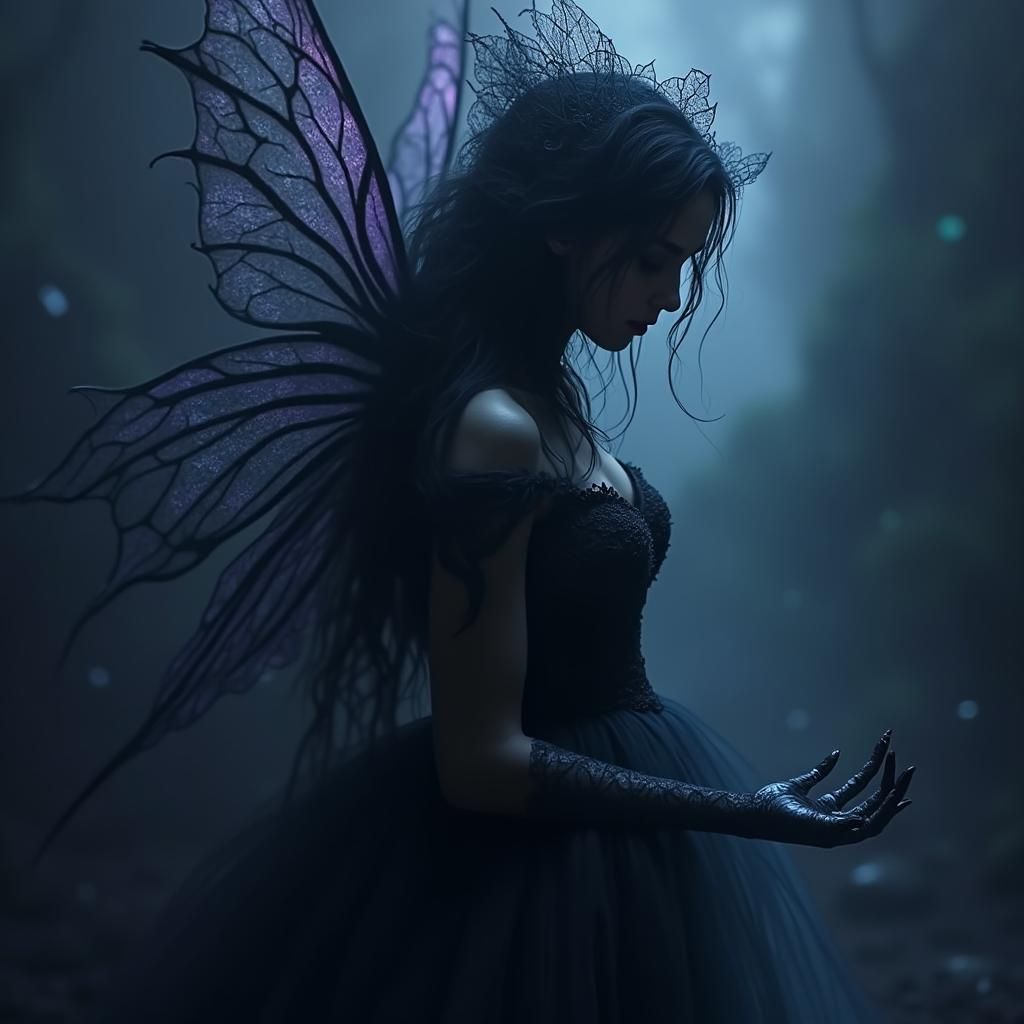 Shadow Fairy Reaching to a Desolate World