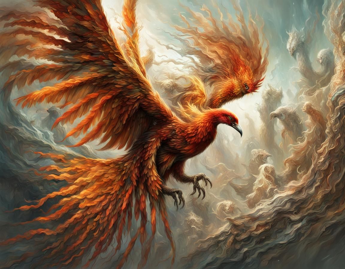 Phoenix intricate detailed in FLIGHT