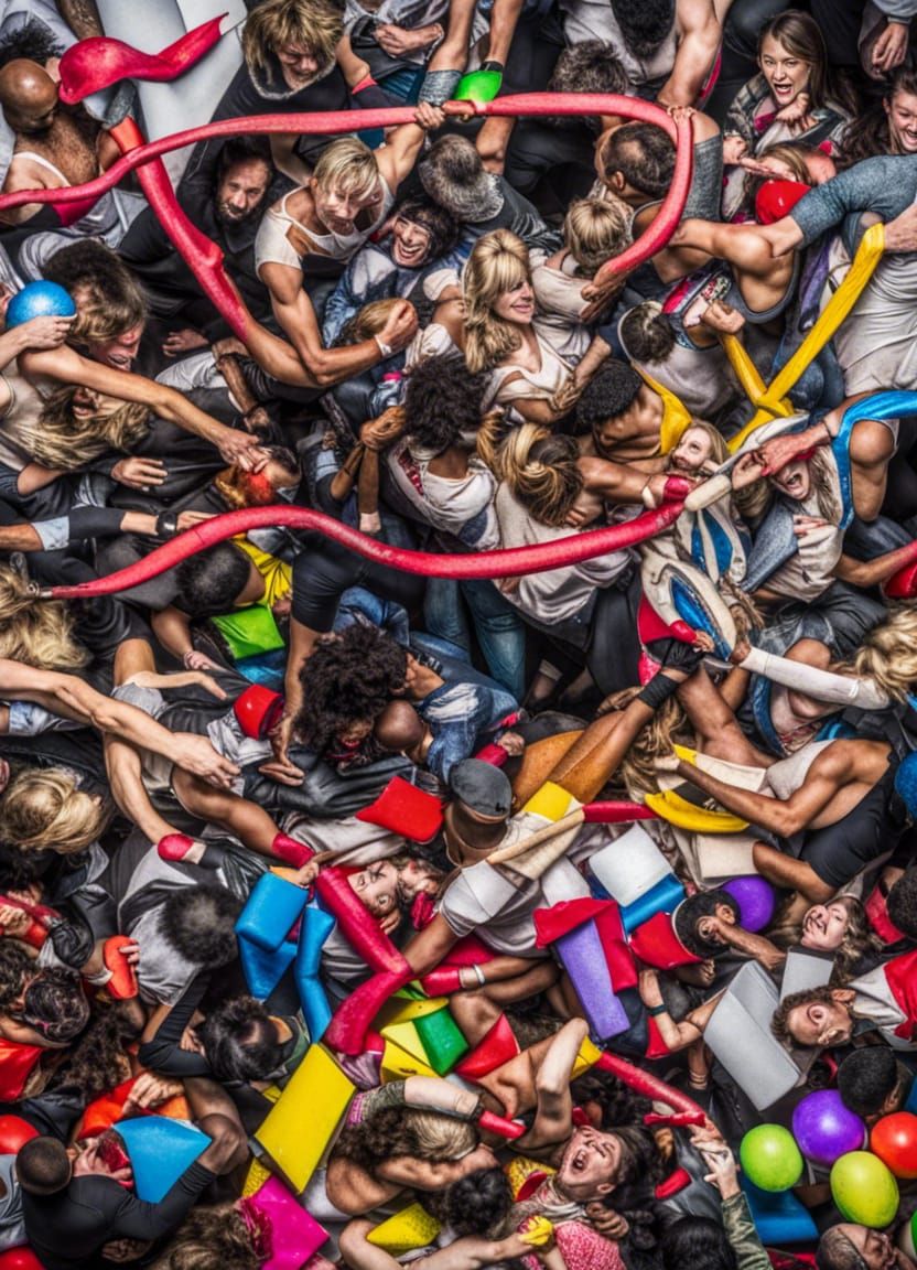 AI Generated Image of Abstract Chaos