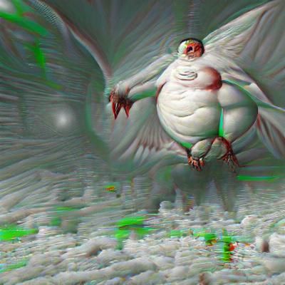 Scary Bloated Man in 8K Resolution