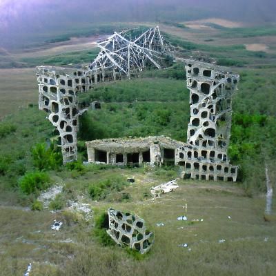 Abandoned Mega Structure Ruins