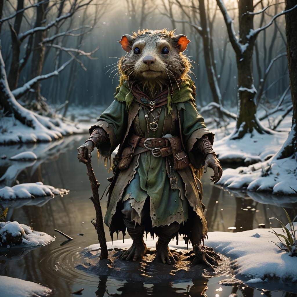 Swamp beaver, protector of nature.