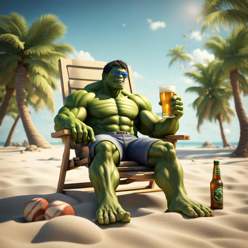 Hulk on vacation...